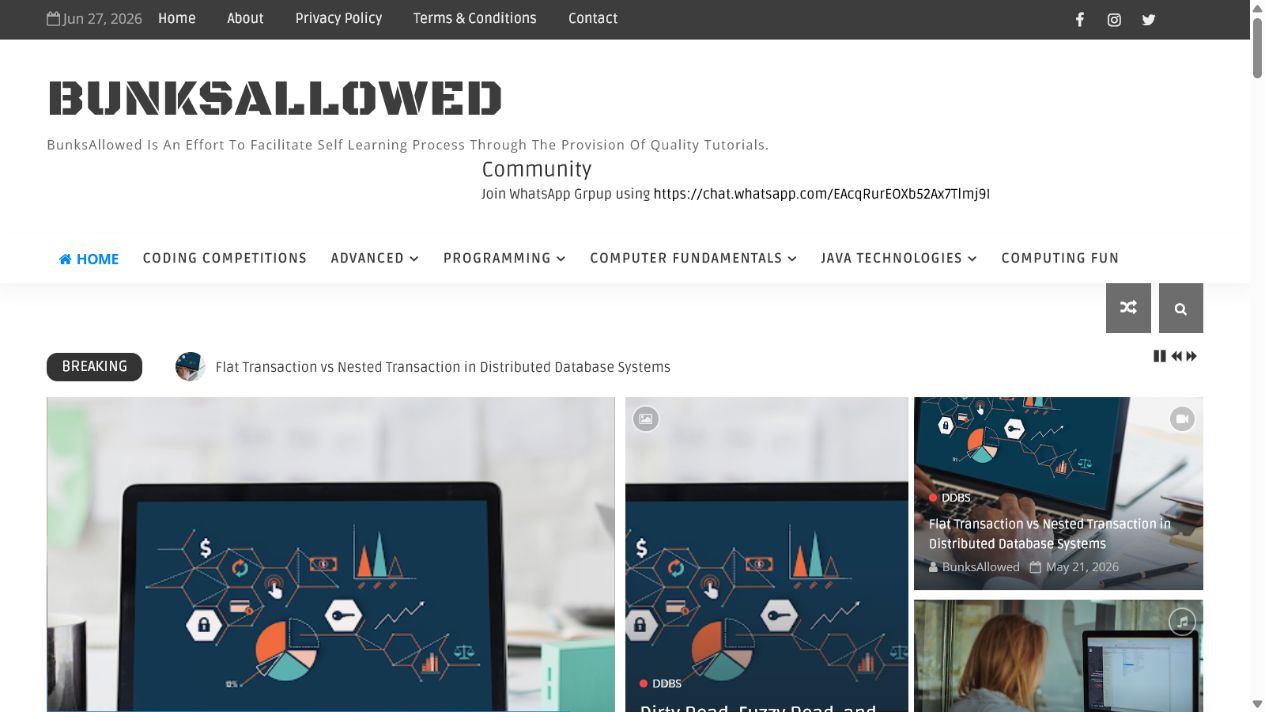 Bunks Allowed free engineering education landing page